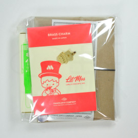 Traveler's Notebook Starter Kit Passport Size x MOS BURGER [Camel 